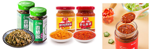 辣椒醬加工設(shè)備生產(chǎn)線樣品圖