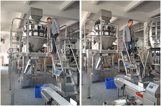 全自動速凍丸子包裝機實拍圖