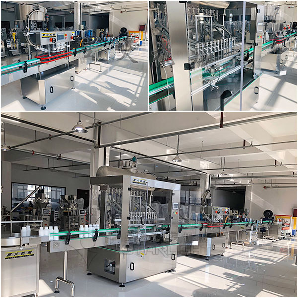 秋梨膏自動化包裝生產(chǎn)線實(shí)拍圖