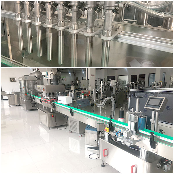 葡萄汁整套自動化包裝生產(chǎn)線實拍圖